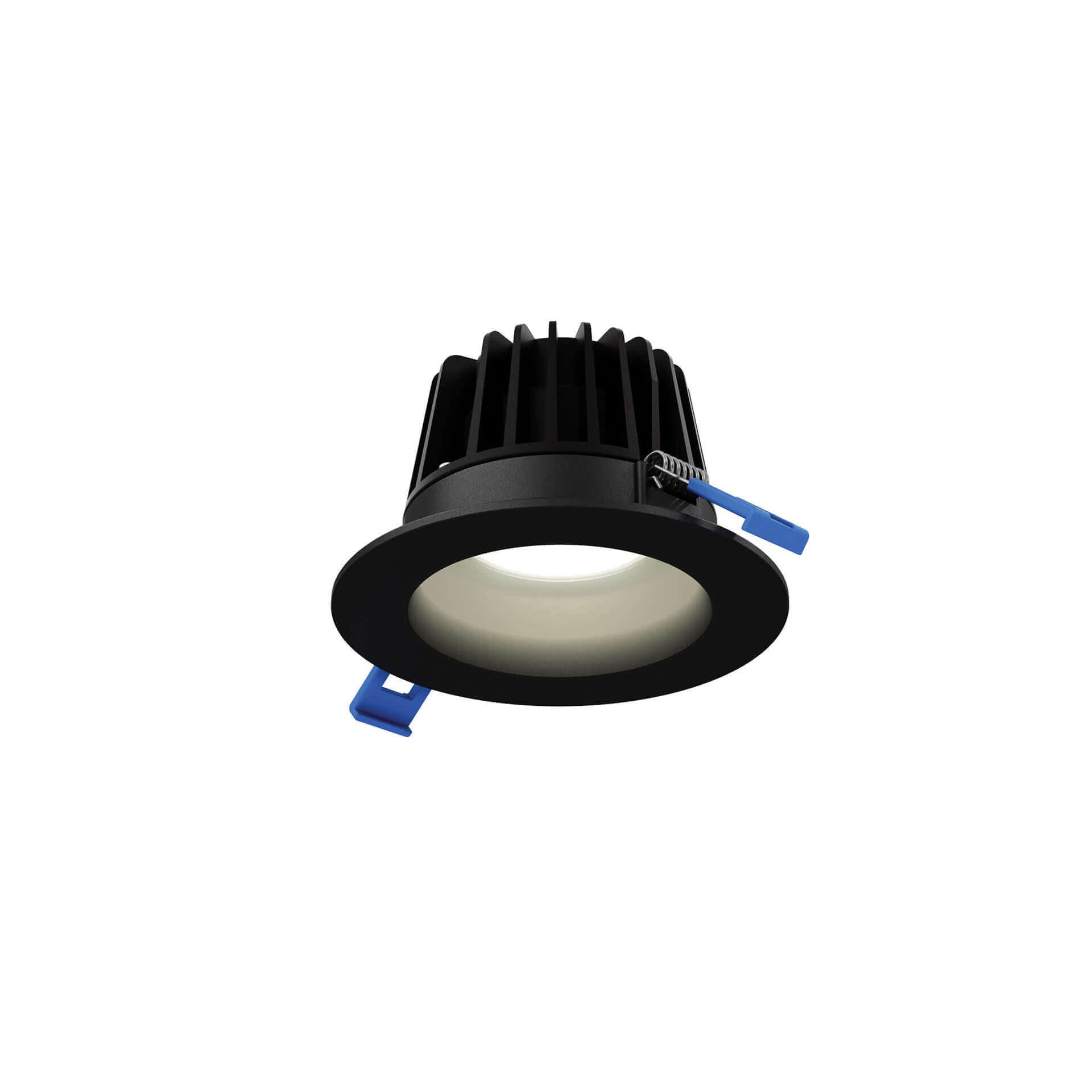 Round regressed recessed light