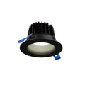 Round regressed recessed light