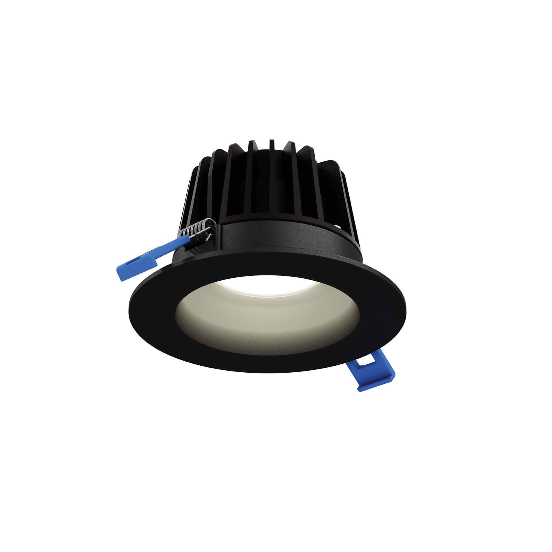 Round regressed recessed light