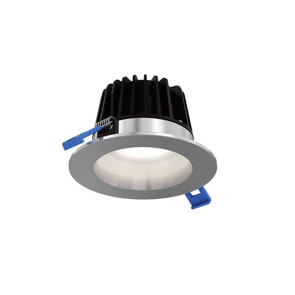 Round regressed recessed light