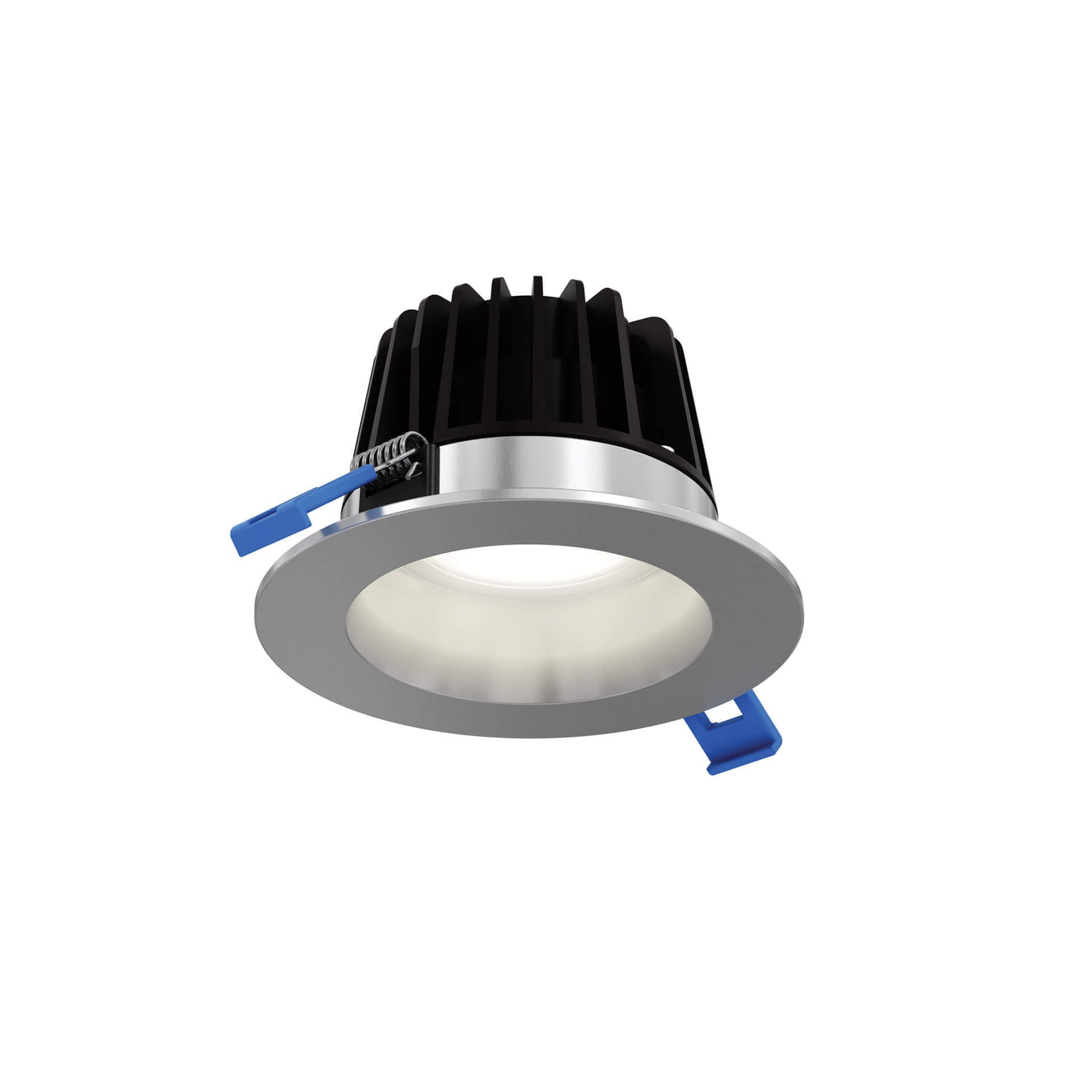 Round regressed recessed light