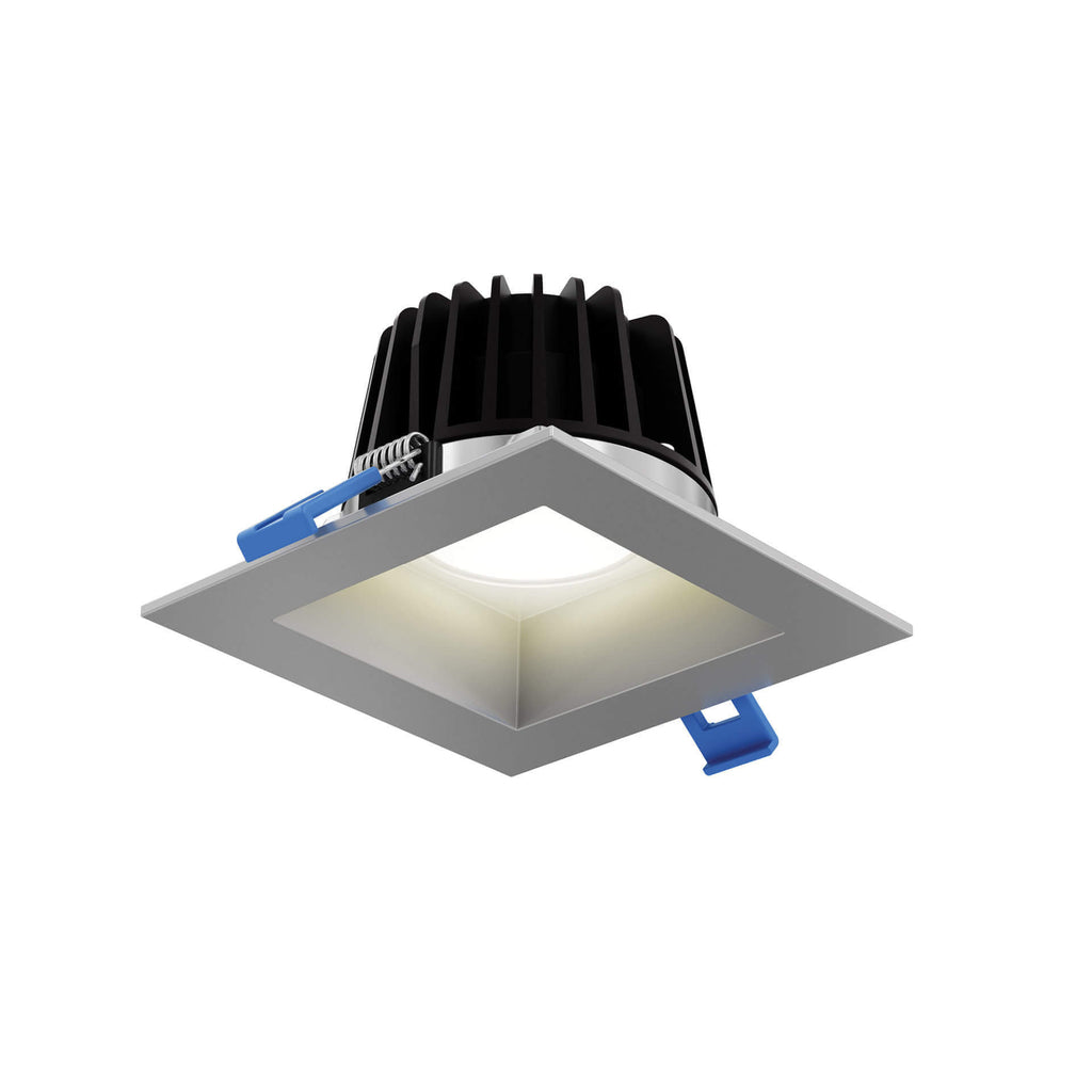 Square regressed recessed light