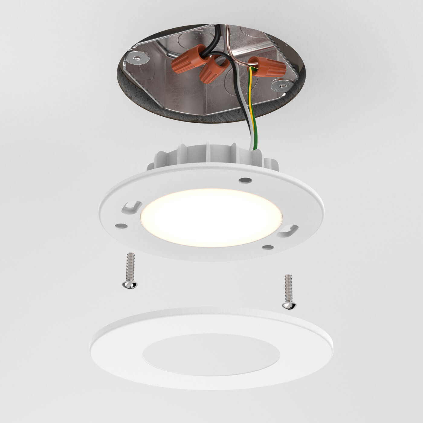 4 Inch Recessed Retrofit LED Light, 5CCT