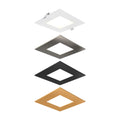 Recessed square panel light with included trims - universal 120V-347V, 0-10V dimming