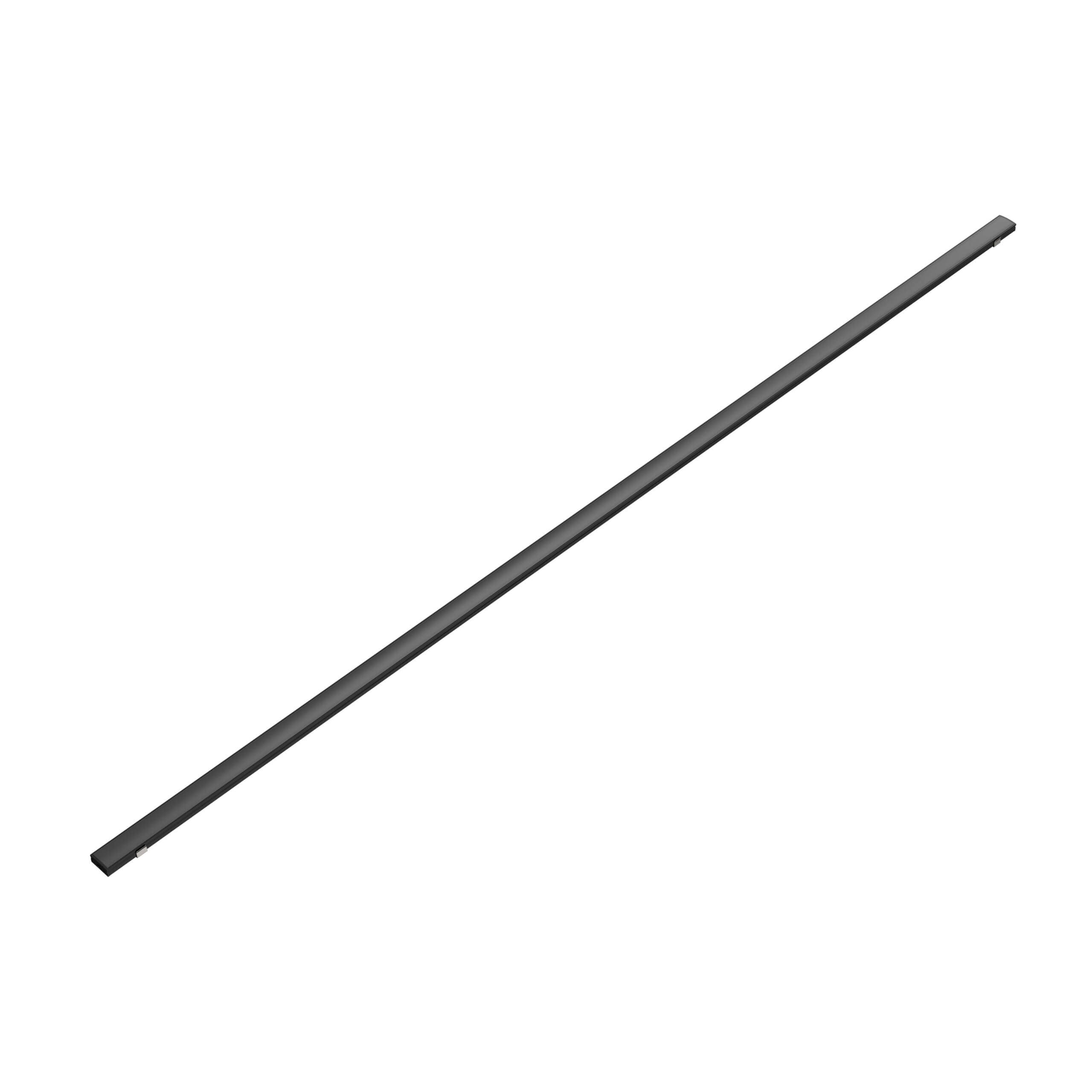 Profilé alu surface 6 pi (COB/DCP) — Noir