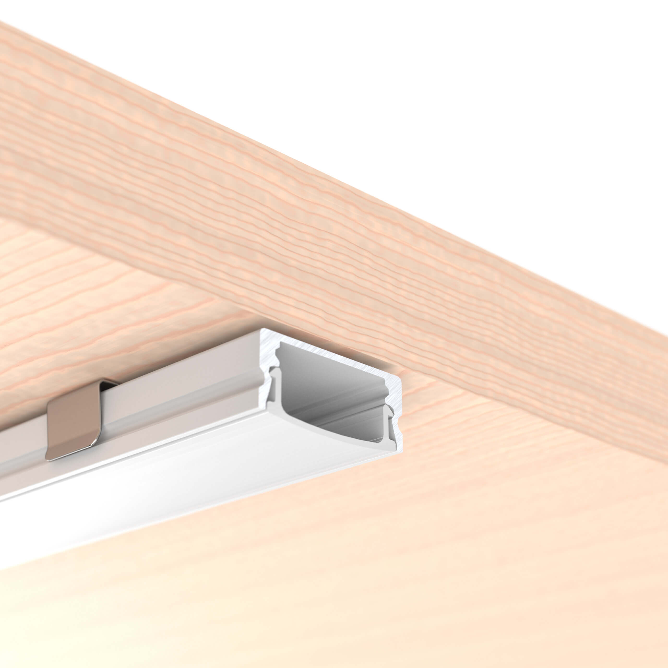 3FT Aluminum extrusion Surface mounted - Black