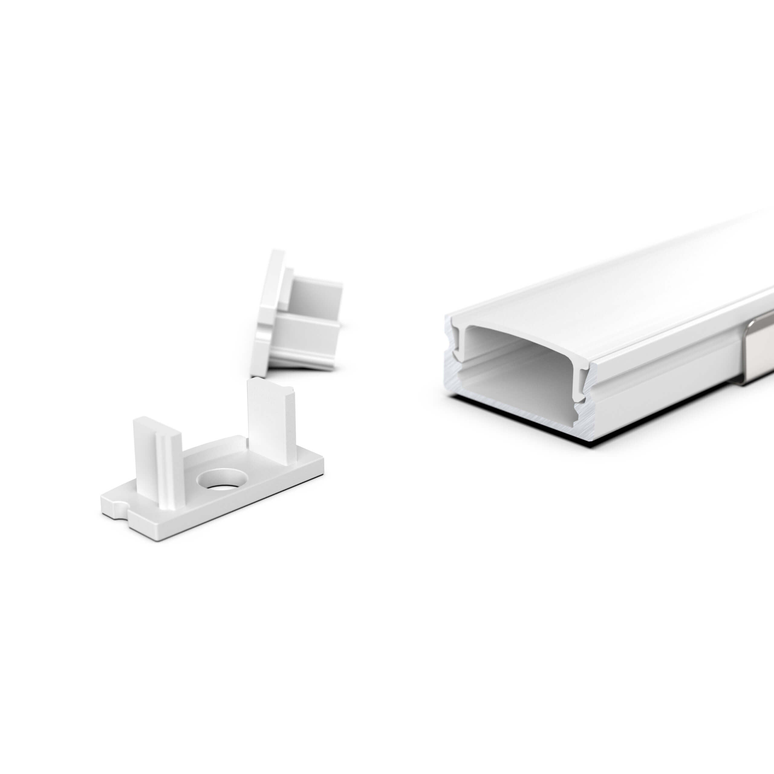 3FT Aluminum extrusion Surface mounted - Black