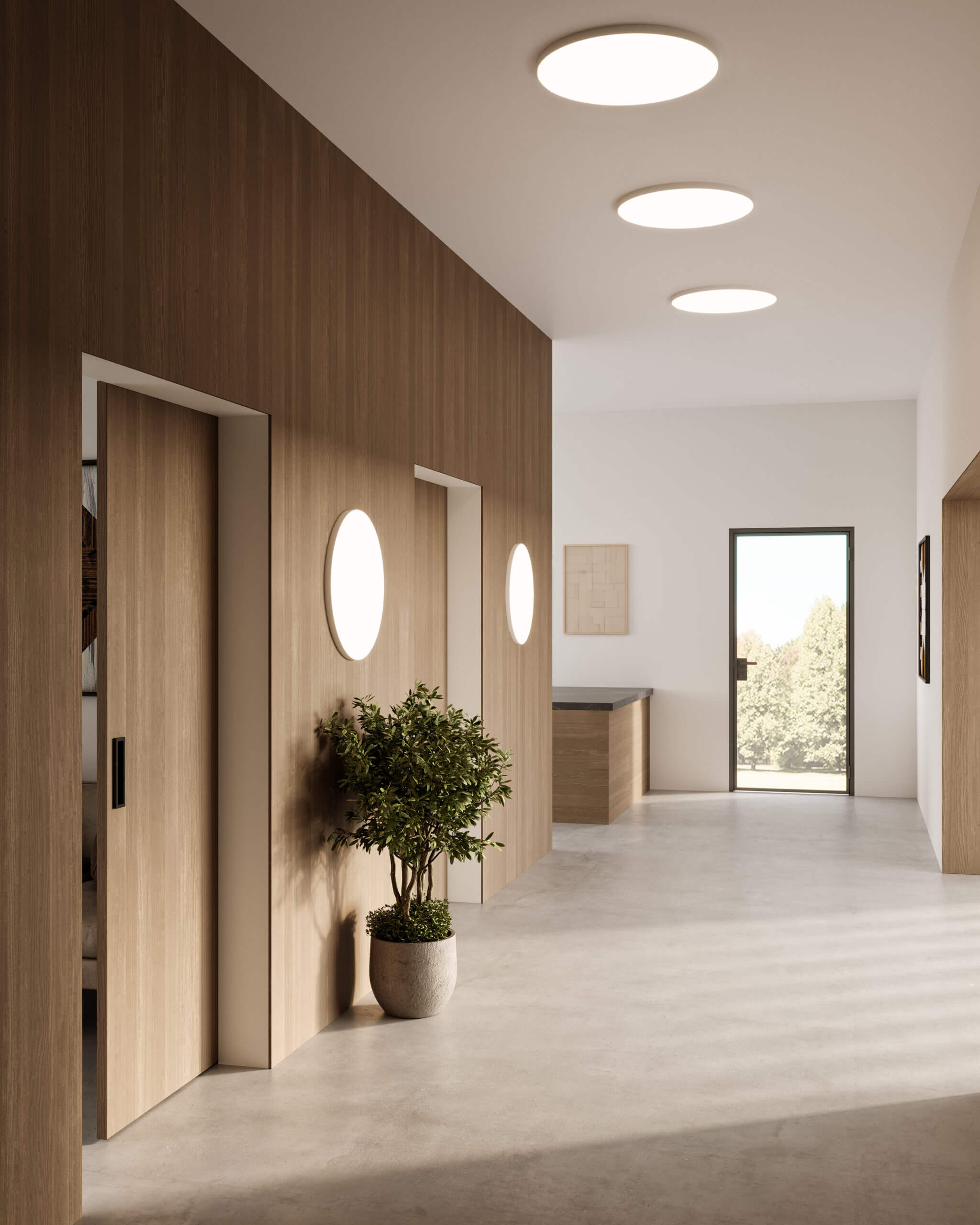Fusion 21in Trimless flush mount, 5CCT