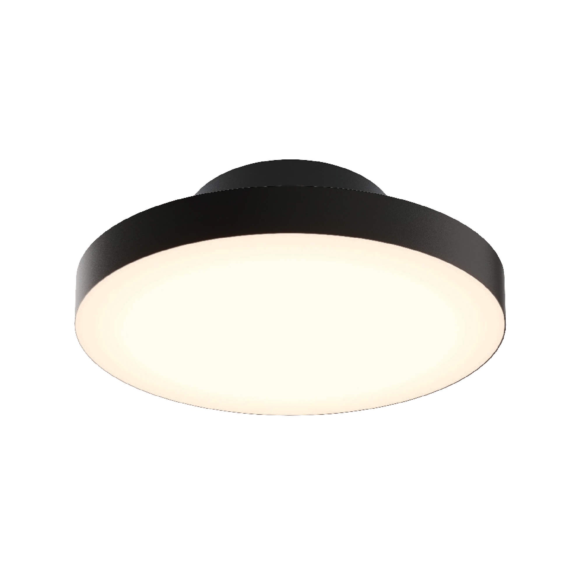 12in trimless 2in1 with stems, 5CCT, 120-347v, 0-10v/Triac - Black