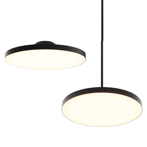21in trimless 2in1 with stems, 5CCT, 120-347v, 0-10v/Triac - Black