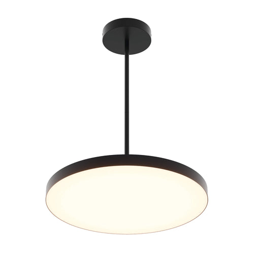 21in Trimless 2-in-1 with Stems, 5CCT, 120-347V, 0-10V/Triac - Black
