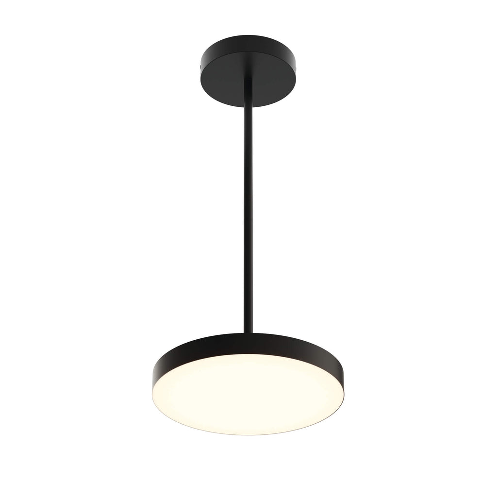 12in trimless 2in1 with stems, 5CCT, 120-347v, 0-10v/Triac - Black