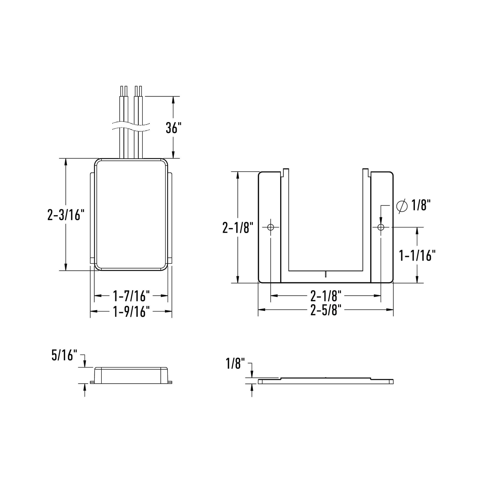 Wave sensor switch, 12-24v, 3A - White