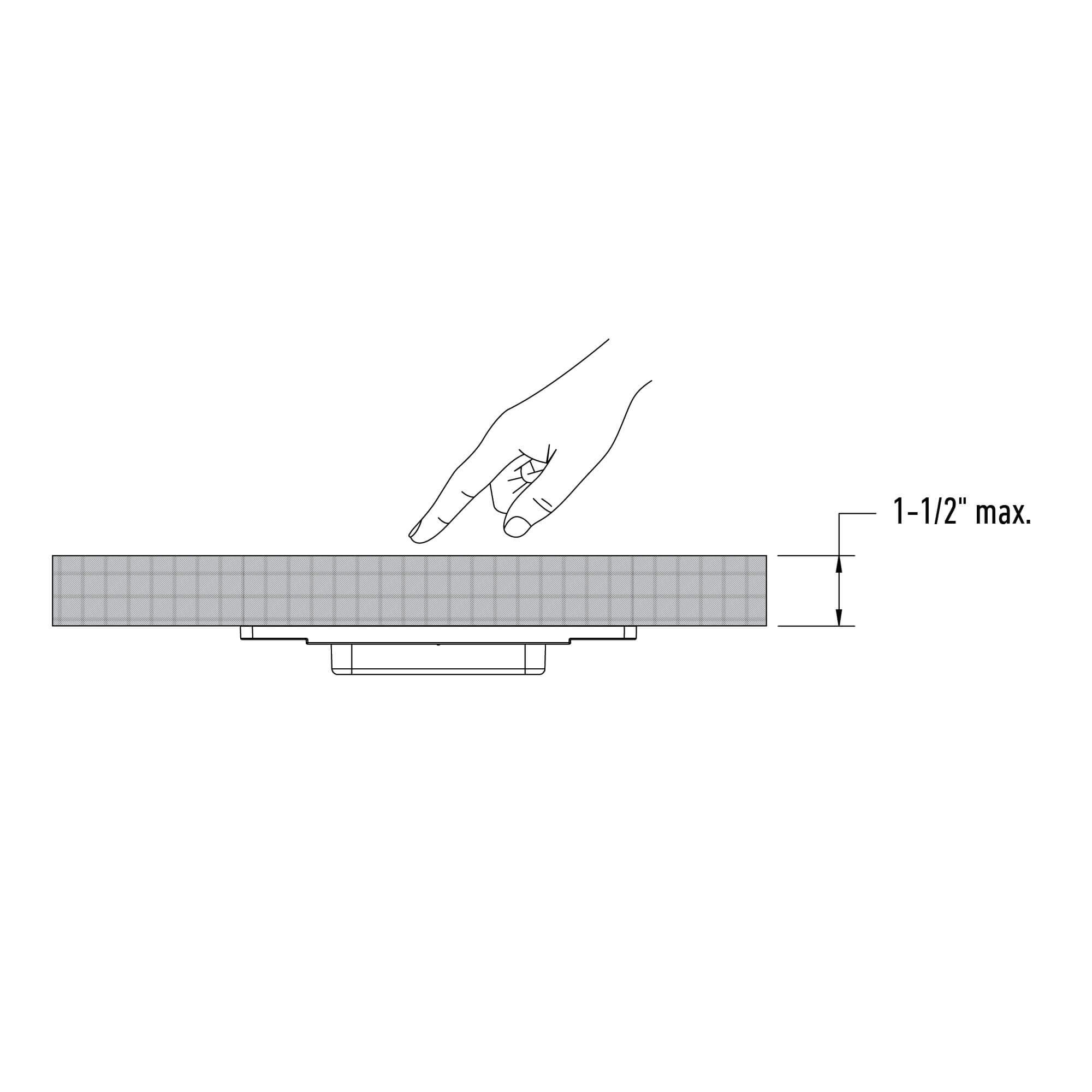 Wave sensor switch, 12-24v, 3A - White