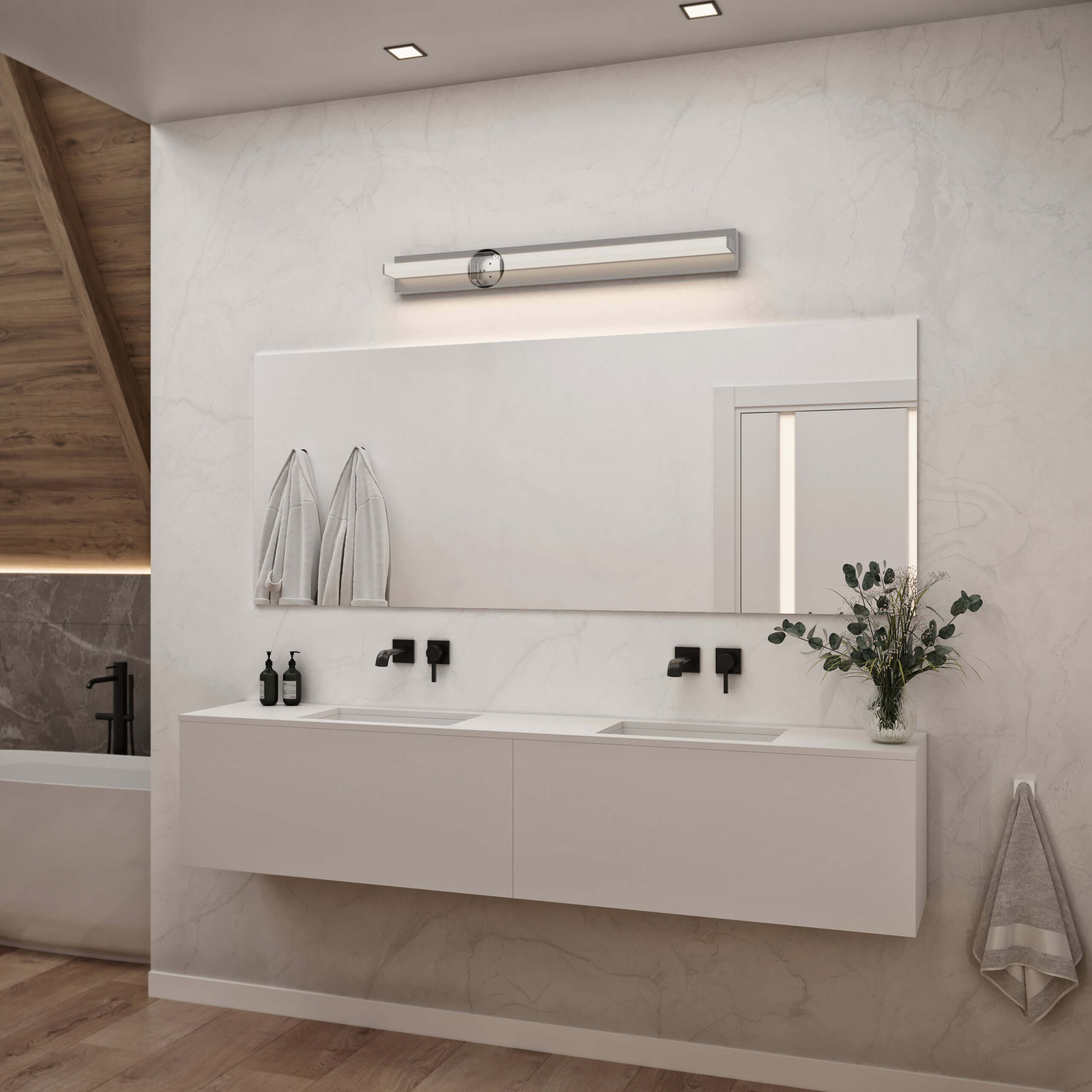 36in Vanity linear adjustable on Octo Jbox