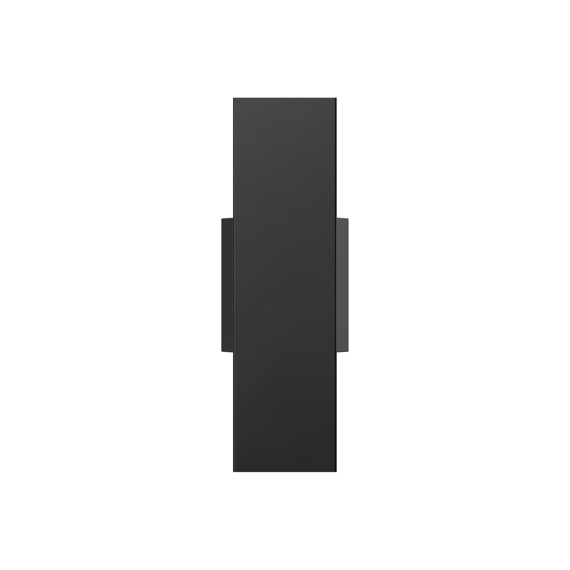 4in Square Wall Sconce, 120-347v, 0-10v dim - Black