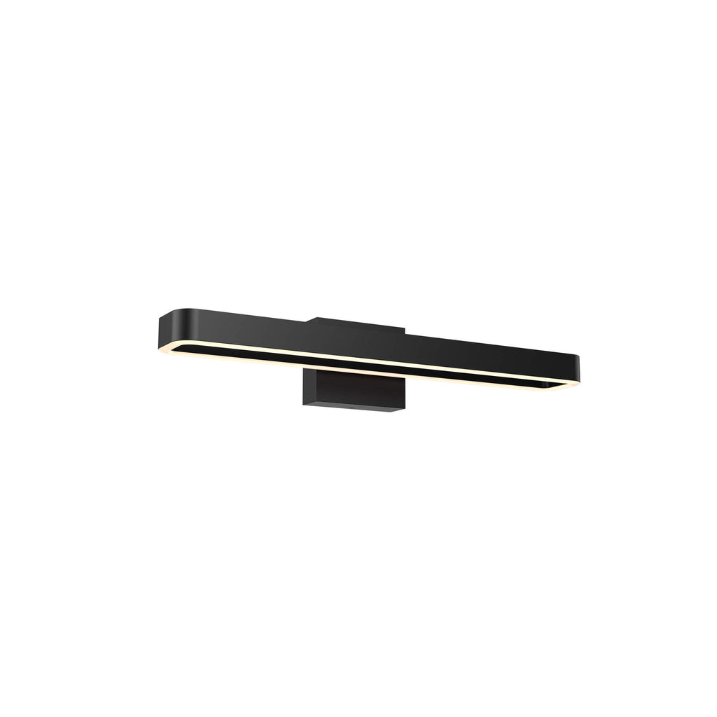 Rectangular swivel vanity wall sconce