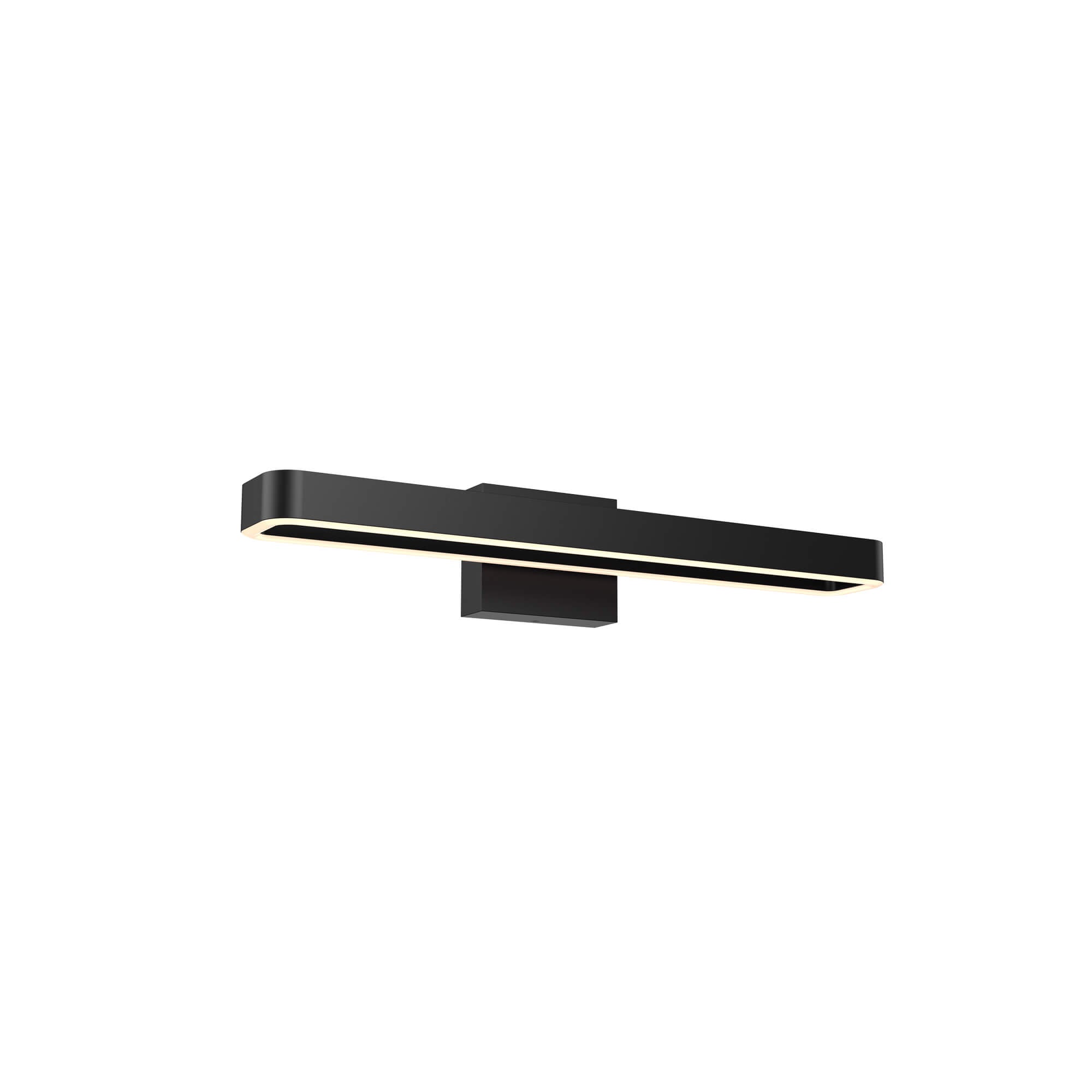 Rectangular swivel vanity wall sconce