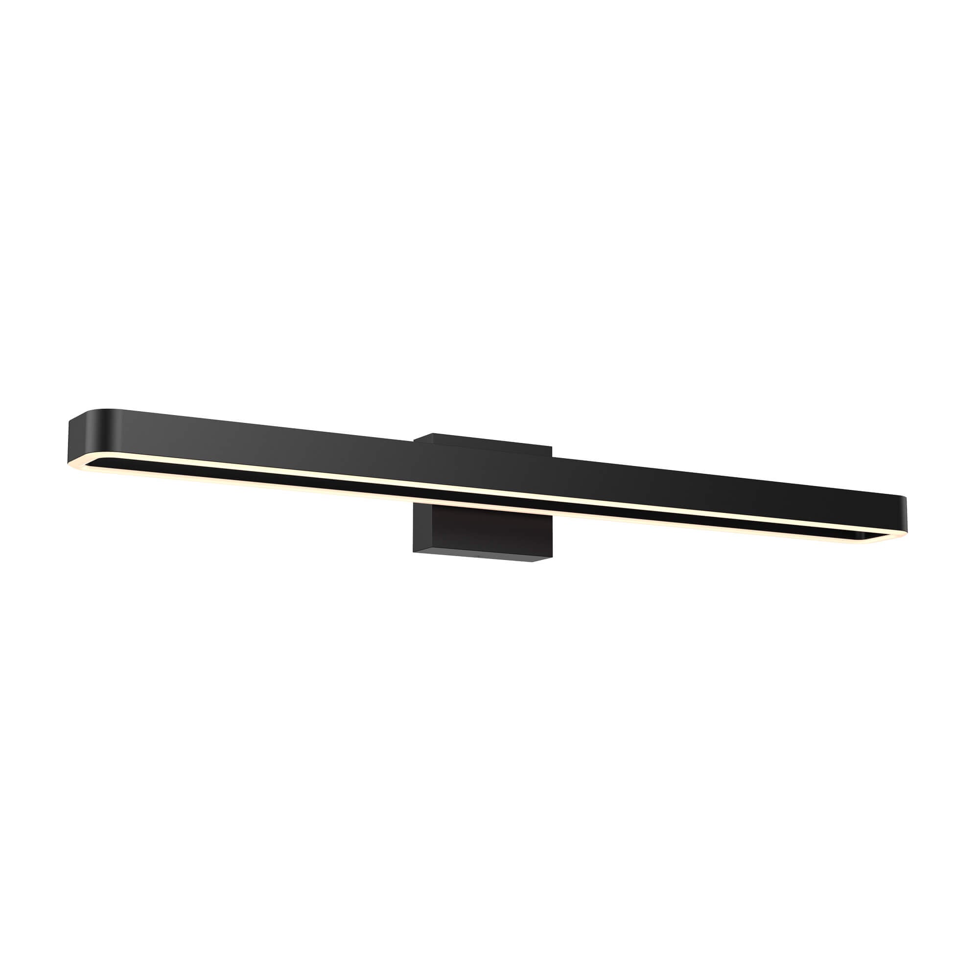 Rectangular swivel vanity wall sconce